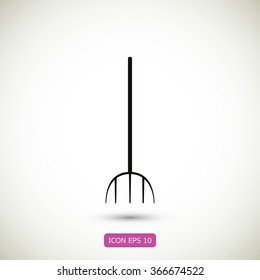 Garden fork icon