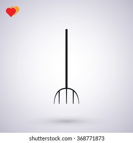 Garden fork icon