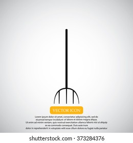 Garden fork icon