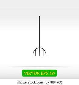 Garden fork icon