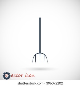 Garden fork icon