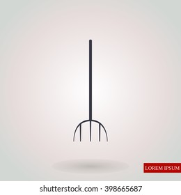 Garden fork icon