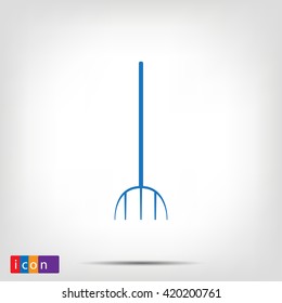 Garden fork icon