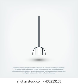 Garden fork icon