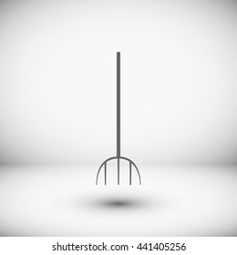 Garden fork icon
