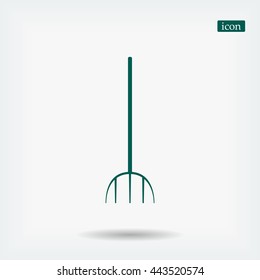 Garden fork icon