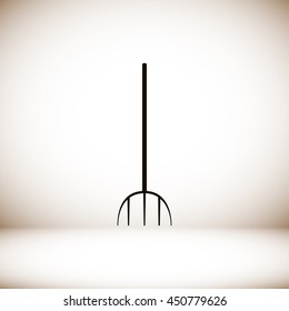 Garden fork icon