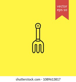 garden fork. garden fork icon. sign design. Vector EPS 10