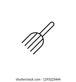 garden fork icon vector illustration