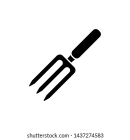 Garden Fork Icon Vector Illustration - Vector