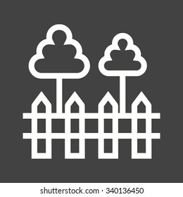 Garden, fork, lawn icon vector image.Can also be used for housing. Suitable for mobile apps, web apps and print media.