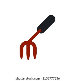 garden fork vector icon