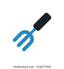 garden fork vector icon