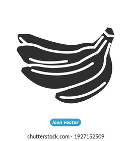 Garden fresh banana icon. banana fruits healthy lifestyle symbol template for graphic and web design collection logo vector illustration