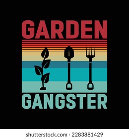 Garden Gangster - Vintage Gardening Shirt for Gardeners