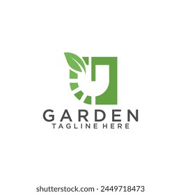 The Garden Gardener Logo Design Inspiration Vector, Lawn Care, Farmer, Lawn Service Logotype, Icon Vector