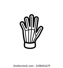 Garden Glove Icon Vector Illustration _ Vector