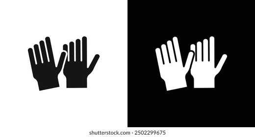Gartenhandschuhe Symbol Logo Set Vektor