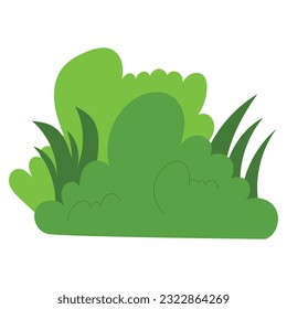 Garden grass handdrawn vector illustration 