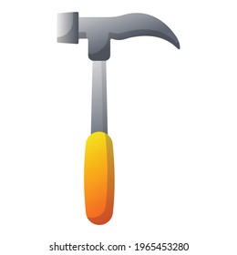 Garden hammer icon. Cartoon of Garden hammer vector icon for web design isolated on white background