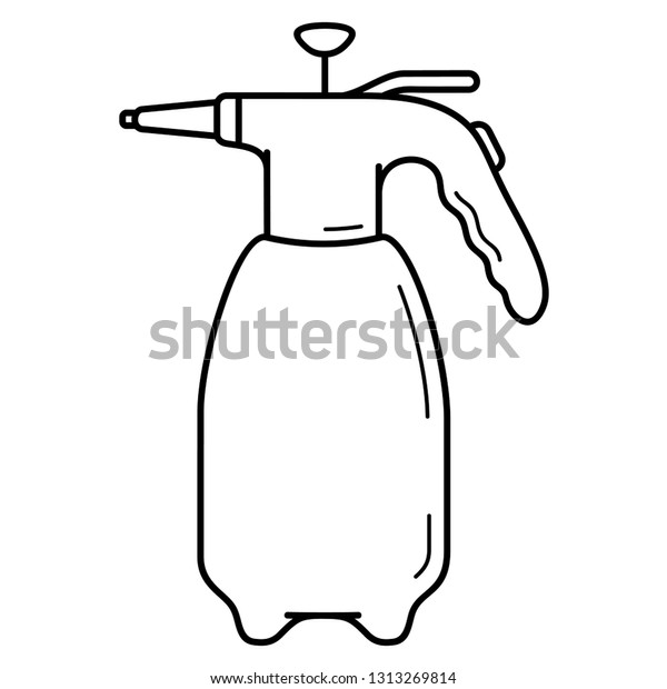 Garden Hand Compression Sprayer Pump Vector Stock Vector Royalty Free