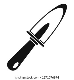 Garden hand shovel icon. Simple illustration of garden hand shovel vector icon for web design isolated on white background