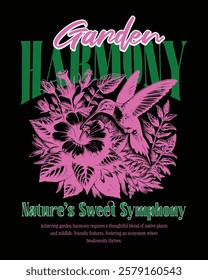 Garden Harmon - Ready to Use Graphic Design Illustration
