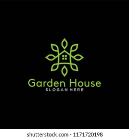 Garden house logo design