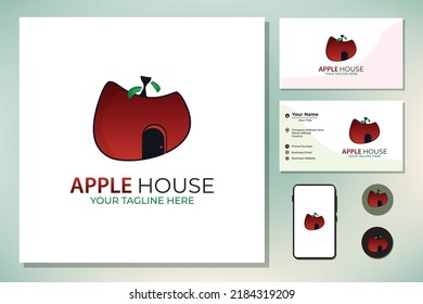 Garden house logo template design farming logotype, chalet abstract icon, petal or leaves house, eco house, vegetarian kindergarten logotype