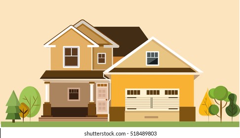 Garden house that can be used in various templates