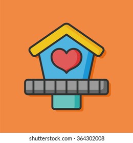 garden house vector icon