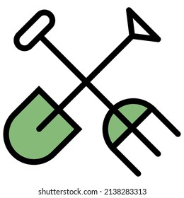 garden icon design, vector illustration with line style, best used for banner or web application
