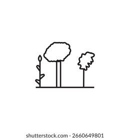 Icono de jardín Ilustración Elemento Diseño
