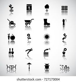 Garden icon set