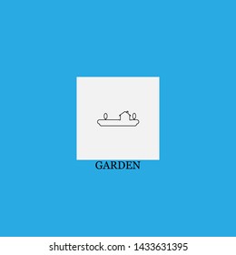 garden icon sign signifier vector