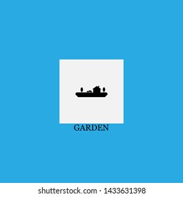 garden icon sign signifier vector