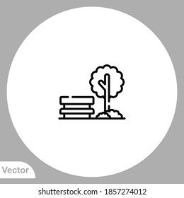 Garden icon sign vector,Symbol, logo illustration for web and mobile