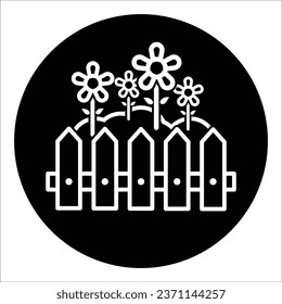 garden icon vector design template