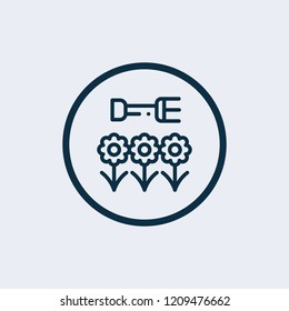 Garden icon. Vector illustration