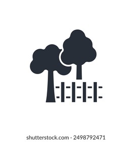 icono de jardín. Vector. Trazo editable. signo de estilo lineal para uso Diseño web, logotipo. Ilustración de símbolo.