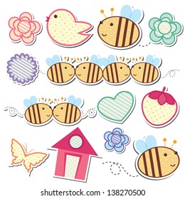 garden inspired digital clip art