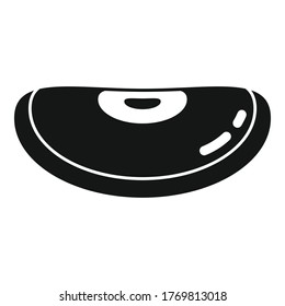Garden kidney bean icon. Simple illustration of garden kidney bean vector icon for web design isolated on white background