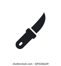 garden knife vector icon
