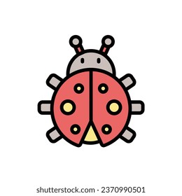 Ilustración vectorial de icono de la laguna de jardín