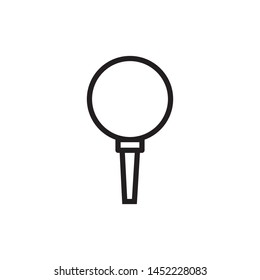 Garden Lamp Icon, Illustration - Vector
