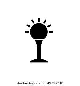 Garden Lamp Icon Vector Illustration - Vector