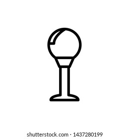 Garden Lamp Icon Vector Illustration - Vector