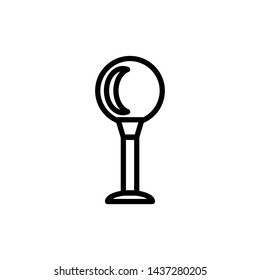 Garden Lamp Icon Vector Illustration - Vector