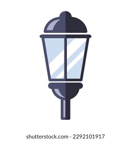 Garden lamp icon vector on trendy design