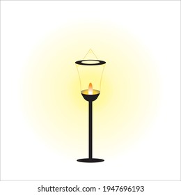 
Garden lamp. Vector garden lights are suitable for illustration, place design, architecture, decoration, and for various activities related to graphic design.